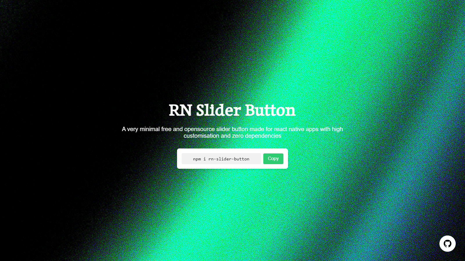 RN Slider Button