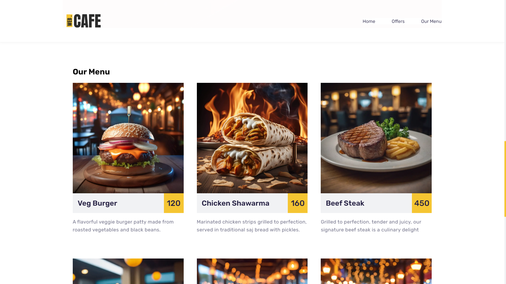 Webcafe (Api based)
