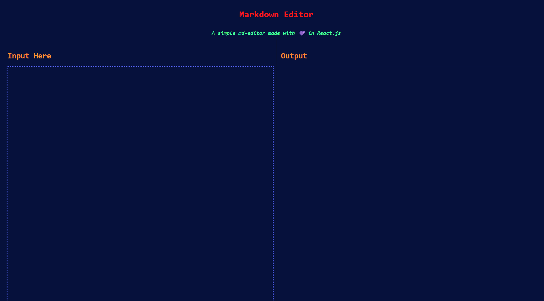 MarkDown Editor